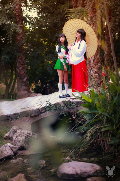 Kagome and Kikyo cosplay IV by XiXiXion on DeviantArt