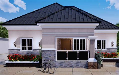 Nigerian house plan portable 4 bedroom