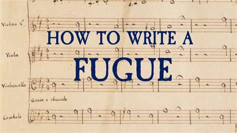 Diagram Of A Fugue