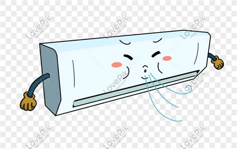 Cartoon Air Conditioning, Air Conditioning, Watercolor, Creative PNG ...