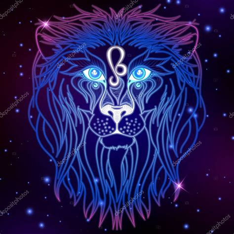 Leo zodiac sign — Stock Vector © littlepaw #150919560