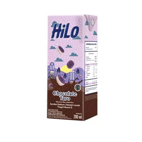 Jual Susu UHT Hilo Chocolate Taro 200ml/Hilo di Seller Sollah cell ...