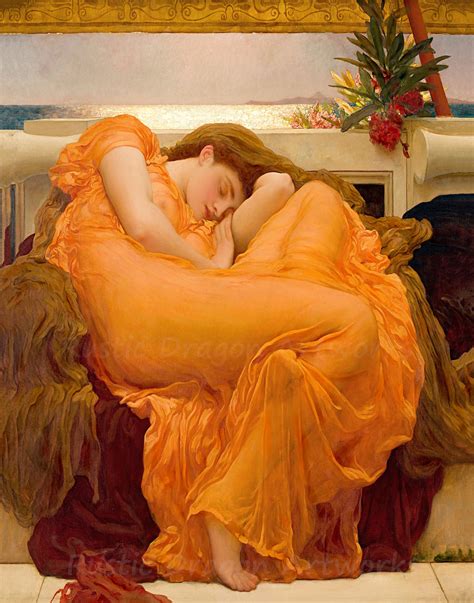 Frederic Leighton flaming June 1895 Reproduction - Etsy