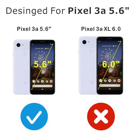 Google Pixel 3a XL 6.0" 2.5D 9H Premium Tempered Glass Perfect Match ...