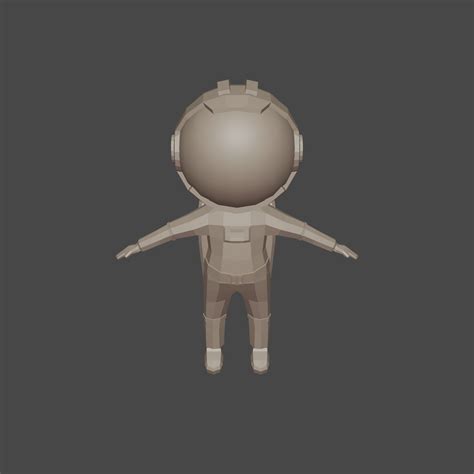 Low poly astronaut free VR / AR / low-poly 3D model rigged | CGTrader