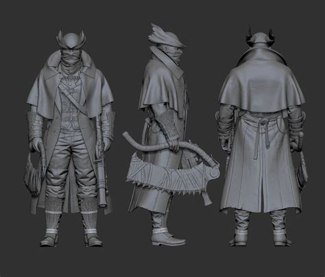 Hunter- Bloodborne — polycount