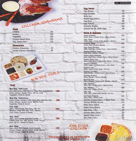 Empire Restaurant Menu, Menu for Empire Restaurant, Church Street ...