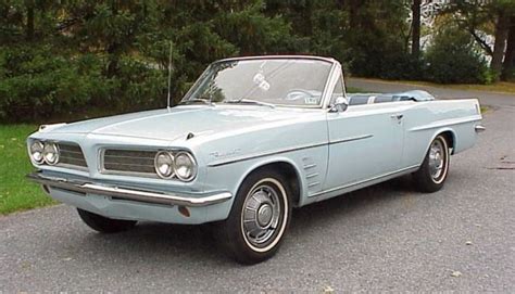 1963 63 Pontiac Tempest Convertible Convertable RARE 4 Cylinder Rope ...