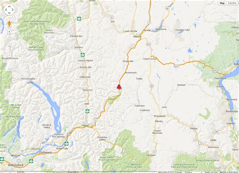 Coquihalla Highway Map / Maps â€“ Coquihalla Summit Snowmobile Club / Exit#170 exit#171 u n i o ...