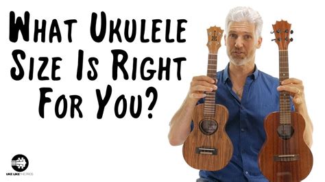 Ukulele Sizes and What is Best For You | Soprano, Concert, Tenor, or Baritone? - YouTube