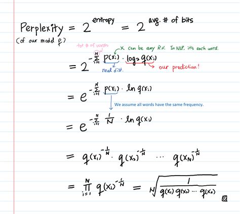 Perplexity Intuition (and its derivation) | by Aerin Kim | Towards Data Science