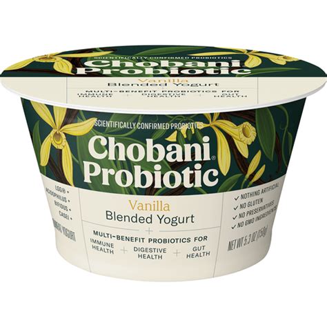 Chobani® Probiotic Greek Yogurt Vanilla 5.3oz | Shop | Food Country USA