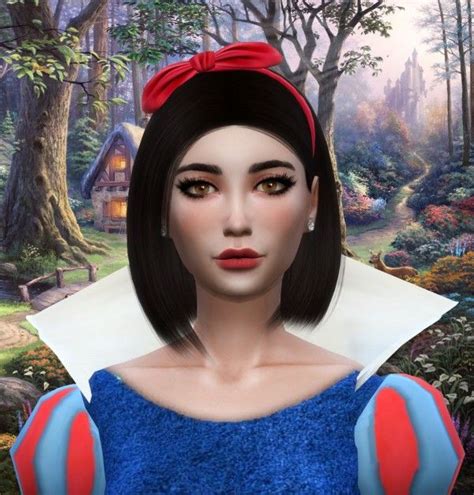 Models Sims 4: Snow White • Sims 4 Downloads | Sims 4 black hair, Snow ...