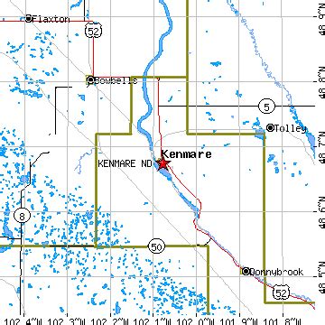 Kenmare, North Dakota (ND) ~ population data, races, housing & economy