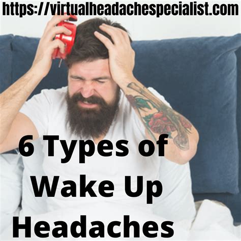 Waking Up With Headaches: 6 Types of Wake Up Headaches. | Migraine headaches, Headache, Headache ...