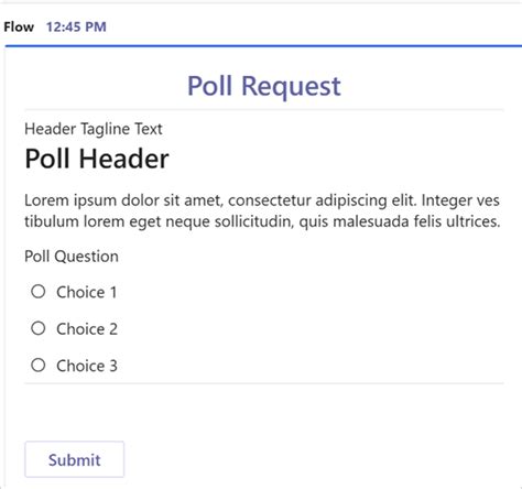 Poll generator sample - Power Automate | Microsoft Learn