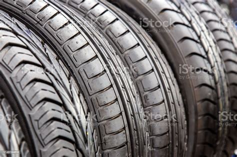 Texture Of Black Tyres Close Up Stock Photo - Download Image Now - Abstract, At The Edge Of ...