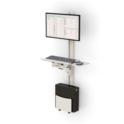 Wall Mounted Computer Workstation Track - Ergoville.com