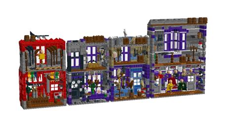 Image by Courtney Pegues on Lego | Harry potter diagon alley, Lego harry potter, Diagon alley