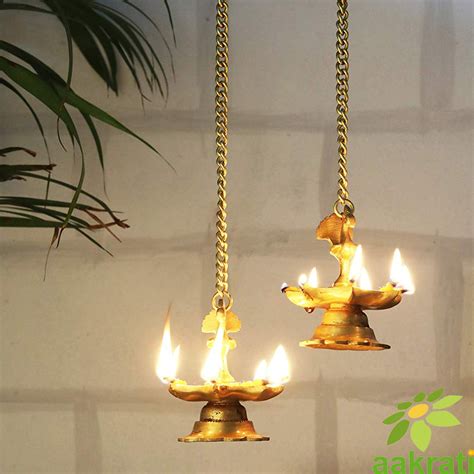 Hanging & Table Brass Diya | Oil Lamp | Home Decor | Diya, Deepak ...