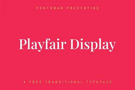 Playfair Display Font Free Download | FontSwan