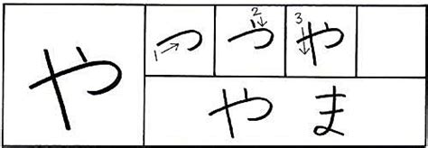 Hiragana Lessons - How to write hiragana "ya"