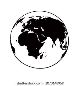 Planet Earth Vector Stock Vector (Royalty Free) 1073148959 | Shutterstock