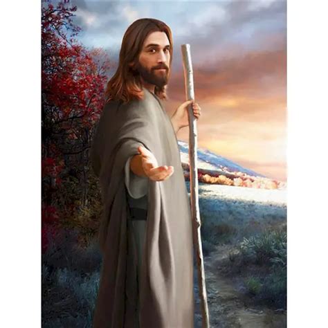 Jesus holding out hand christian painting by numbers – Hobby Paint