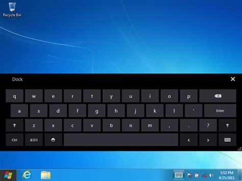 Is there any way I can use the 'split' on screen keyboard from windows RT on a regular copy of ...
