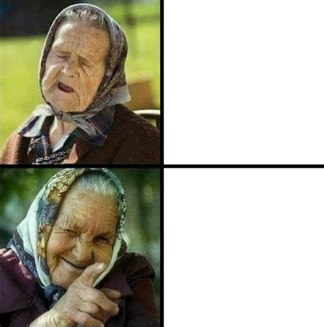 Babushka No, Babushka Yes Blank Template - Imgflip