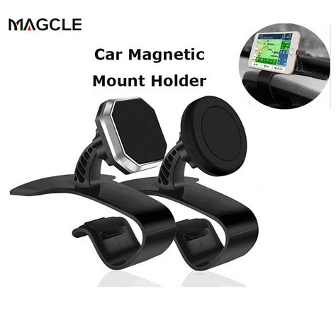 Magcle Car Dashboard Magnetic Mount Car phone Holder Adjustable Holder Clamp Clip Stand For GPS ...