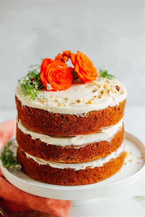 decorated carrot cake - Google Search | Vegan, Gluten, Masakan