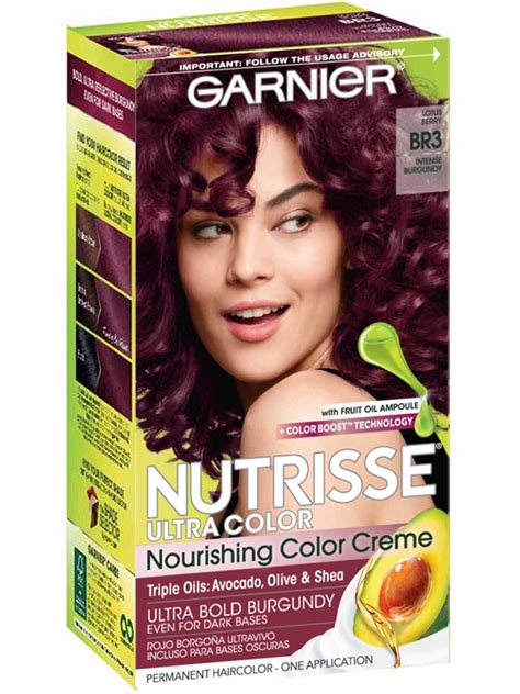 Nutrisse Ultra Color - Intense Burgundy Hair Color - Garnier | Hair color, Burgundy hair, Hair ...