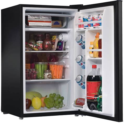 Galanz 3.5 Cu ft Single Door Mini Fridge GL35BK, Black - Walmart.com | Mini fridge for sale ...