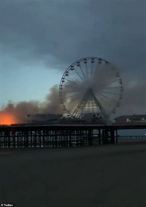 Fire strikes ride and workshop on Blackpool pier - ReadSector