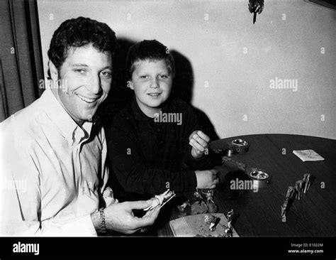 Singer Tom Jones plays with son Mark Stock Photo - Alamy