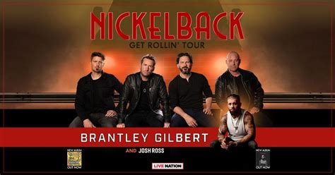 Nickelback Announce 2023 'Get Rollin'' Tour With Brantley Gilbert