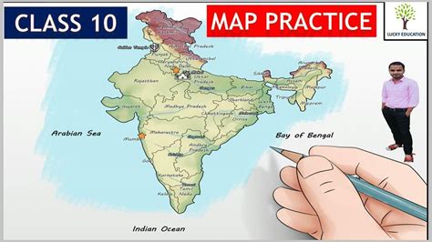 Map Practice - India Class-10 SSt Part 1 - YouTube