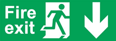 Free Fire Exit Signs, Download Free Fire Exit Signs png images, Free ...