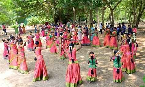 Kolatam dance enthrals people in Sri City