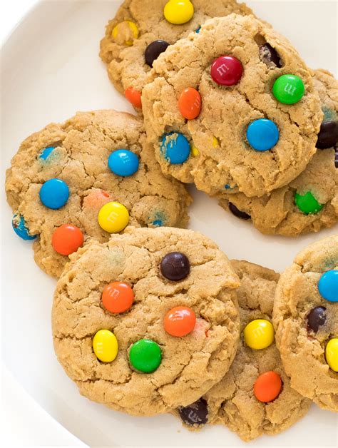 How To Make Peanut Butter M&M Cookies - Chef Savvy