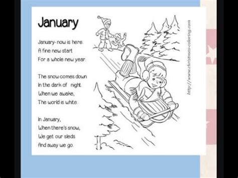 January poem - YouTube