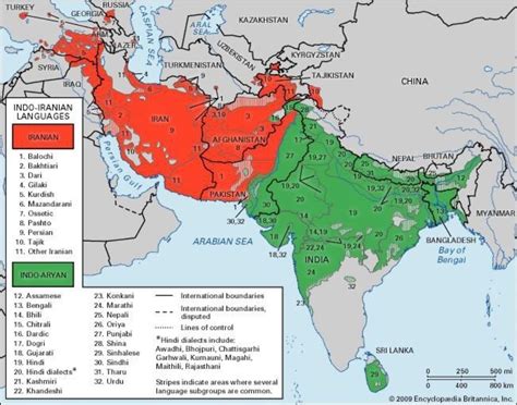 Indo-Iranian Languages : r/MapPorn