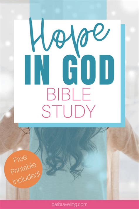 Hope in God Printable Bible Study (for When Life is Hard)