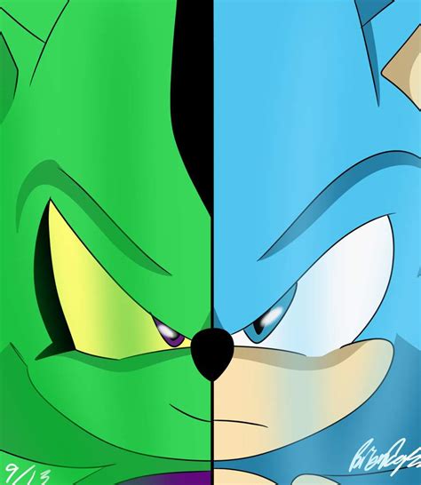 Chaos Nazo vs Super Sonic Blue | Sonic the Hedgehog! Amino