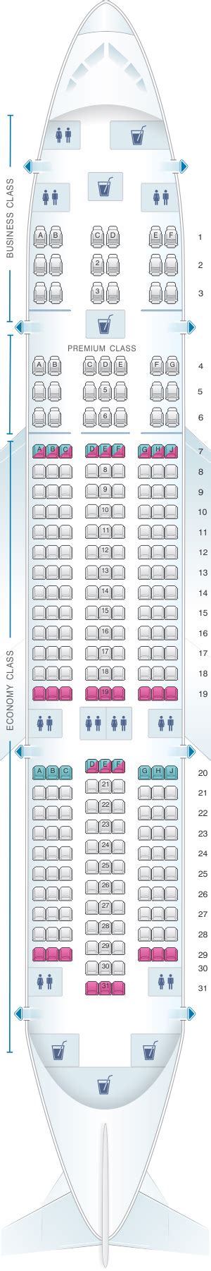 Seat Map LOT Polish Airlines Boeing B787 Dreamliner | SeatMaestro