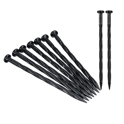 Plastic Edging Stakes; 50 Pcs 8-Inch Landscape Edging Anchoring Spikes ...