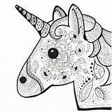 Emoji Unicorn Coloring Pages sketch template