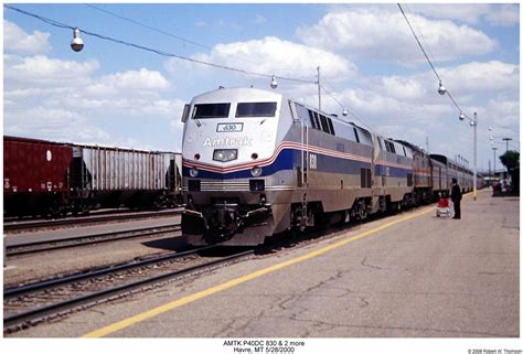 Amtrak P40DC 830 and 2 others by hunter1828 on DeviantArt