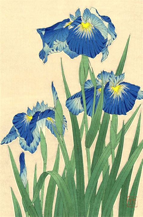 Japanese Art Flowers Floral Plants Botanical Art Prints - Etsy